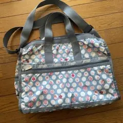 ★LeSportsac カギ付き　ショルダー　ボストンバッグ　レスポートサック