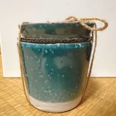 COLOR GLAZED POT MIDNIGHT BLUE