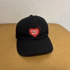HUMAN MADE ベースボールキャップ ブラック - メルカリ