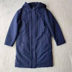 UNIQLO ハイブリッドダウンコクーンコート　S ネイビー