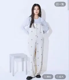 ジーナシス　フロントZIPイージーサロペ