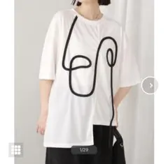 【新品タグ付】Bou Jeloud ブージュルード チェーンステッチTシャツのサムネイル