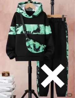 SHEIN シーイン　絞り染め パーカー　スウェット　トレーナー 8Y