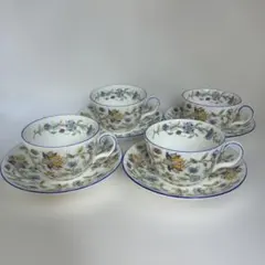 ミントン ハドンホール ブルー カップ＆ソーサー 4客