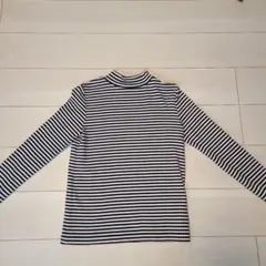 【美品】niko and ... ストライプ タートルネック Mサイズ