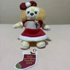 Duffy and Friends ぬいぐるみバッジ クリスマス 2024