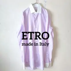 ETRO エトロ イタリア製 クレリックシャツ 長袖シャツ