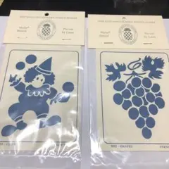 ステンシルシート2枚セット