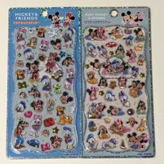 正規品　プチドロップステッカー　ミッキーマウス　フレンズ