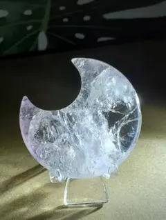 薄い色のアメジスト❣️月　moon
