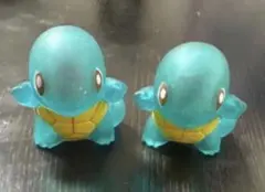 ポケモン ゼニガメ フィギュア クリアカラー 2個セット 指人形