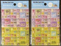 クレヨンしんちゃん　タイルシール　キラキララメ入り　2個