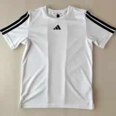 adidas アディダス 半袖 Tシャツ ホワイト スポーツ サイズ160