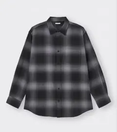 GU フランネルチェックシャツ　メンズMサイズのサムネイル