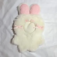 ちびぐるみ にじぱぺっと ぬい服 10cm 白 うさぎ白 ホワイト　着ぐるみ