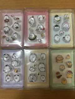 ナガノキャラクターズ PUKU CHURU seal 6点セット コンプリート