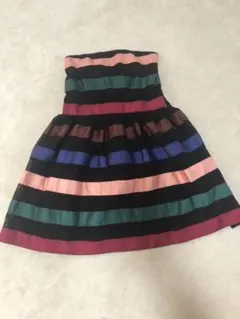 ANAP カラフルボーダーミニワンピ