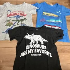 Tシャツ　半袖　男　恐竜　120のサムネイル
