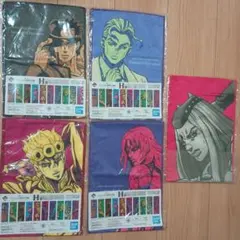 ジョジョの奇妙な冒険 タオル5枚