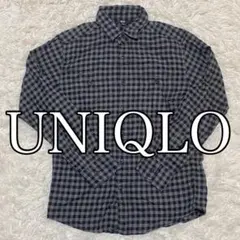 UNIQLO ユニクロ　メンズ　フランネルシャツ　綿100%