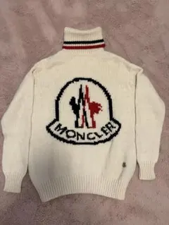 MONCLER アイボリー タートルネックセーター