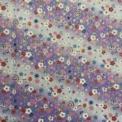 ス*ズ様 綿100% 花柄生地 約110cm幅 日本製　1m