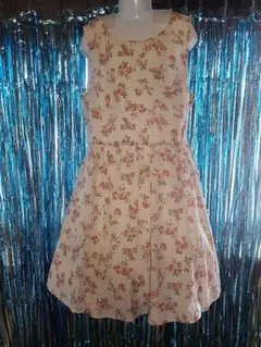 earth music&ecology フラワープリント ワンピース M