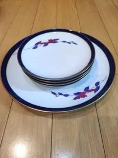 新品未使用 黒光茂明 監修 ノリタケ「ほっと秋色」紅葉 プレート豪華12