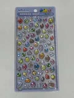 しずくちゃん　ボンボンドロップシール　ミニ　しずく森のなかまたち