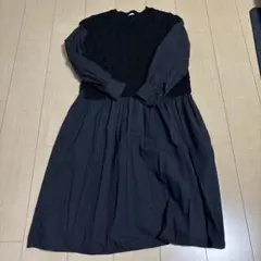 URBAN RESEARCH DOORS ニットワンピース 黒