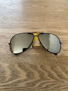 希少 デッドストック　ヴィンテージ サングラス　ティアドロップ型　ミラーレンズ