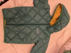 mont-bell キッズ ダウンコート 緑色