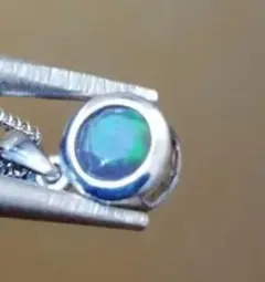 ブラックオパール ネックレス