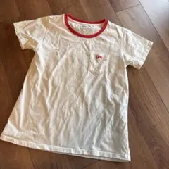 Lee ポケットTシャツ ホワイト レッド Sサイズのサムネイル