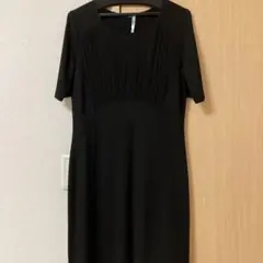 美品】プリーツプリーズ バウンスチュニック ワンピース 斜めプリーツ