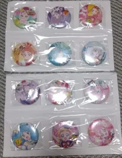 プリキュア　日清カップメシ　コラボ缶バッジ　フルコンプリート　全種類