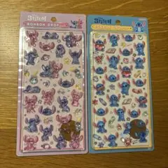 ⭐︎正規品　ボンボンドロップシール　スティッチらくがき　スティッチ&エンジェル