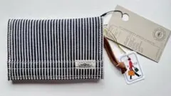 【新品未使用】PORTER ポーター 二つ折り財布 ヒッコリー ストライプのサムネイル