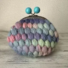 財布　がま口ポーチ　ポーチ　ハンドメイド　がま口