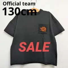 【新作】Officialteam 130cm 黒 接触冷感 半袖Tシャツのサムネイル