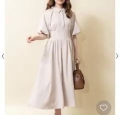 ノエラ♡ボリュームスリーブシャツワンピ