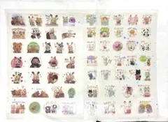 シルバニアファミリー ステッカー メッセージ 吹き出し シール ホログラム 2枚