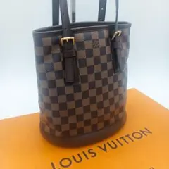 ルイヴィトン　ダミエ　マレ　トートバッグ　バケット　ブラウンのサムネイル