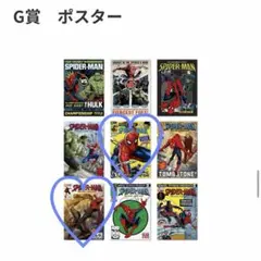 ポスター6種スパイダーマンHappyくじ/MARVEL/ブランドニューデイG賞