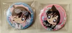 名探偵コナン　毛利蘭　工藤新一　ロリポップ　キャラバッジコレクション　アニメイト