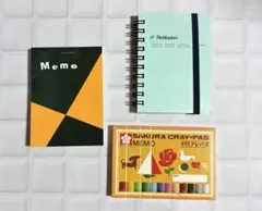 サクラクレパス 、スケッチブック、Rollbahnメモ帳 3冊セットのサムネイル