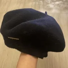 ベレー帽ネイビー