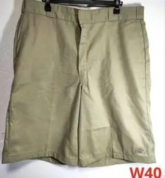 Dickies ディッキーズ ハーフパンツ 42283 カーキ W40