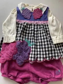 【80サイズ】ベイビーチアー ぶどう3点セット