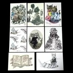 ヒグチユウコ ボリス雑貨店 ポストカード 8枚セット ギュスターヴ ニャンコ